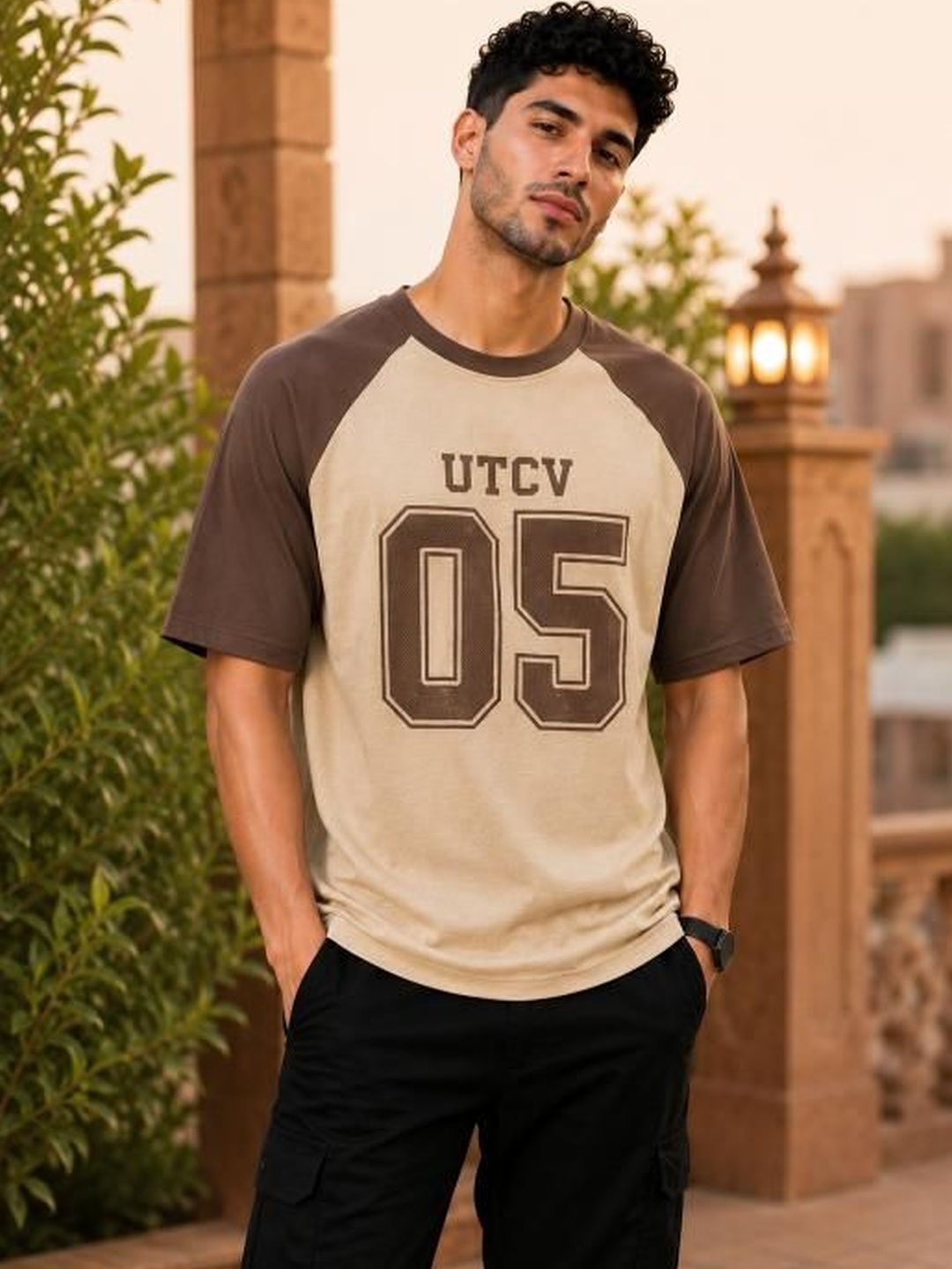 UTCV Men Typography Colourblocked T-shirt-picture-20