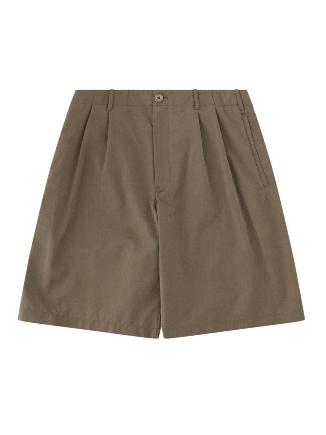 Brown Solid Shorts-image-39