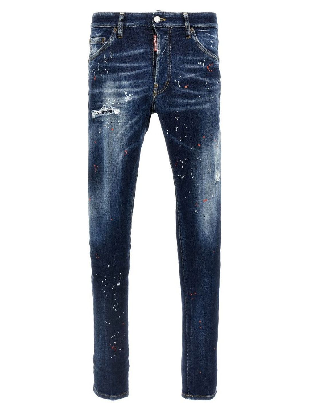 dsquared2 Blue Paint Splatter Jeans-picture-39