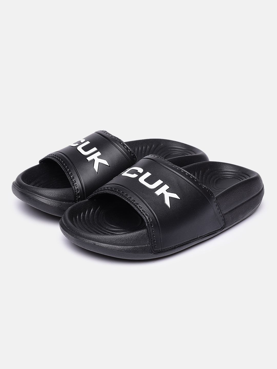 FCUK Men Brand Logo Printed Sliders-picture-56