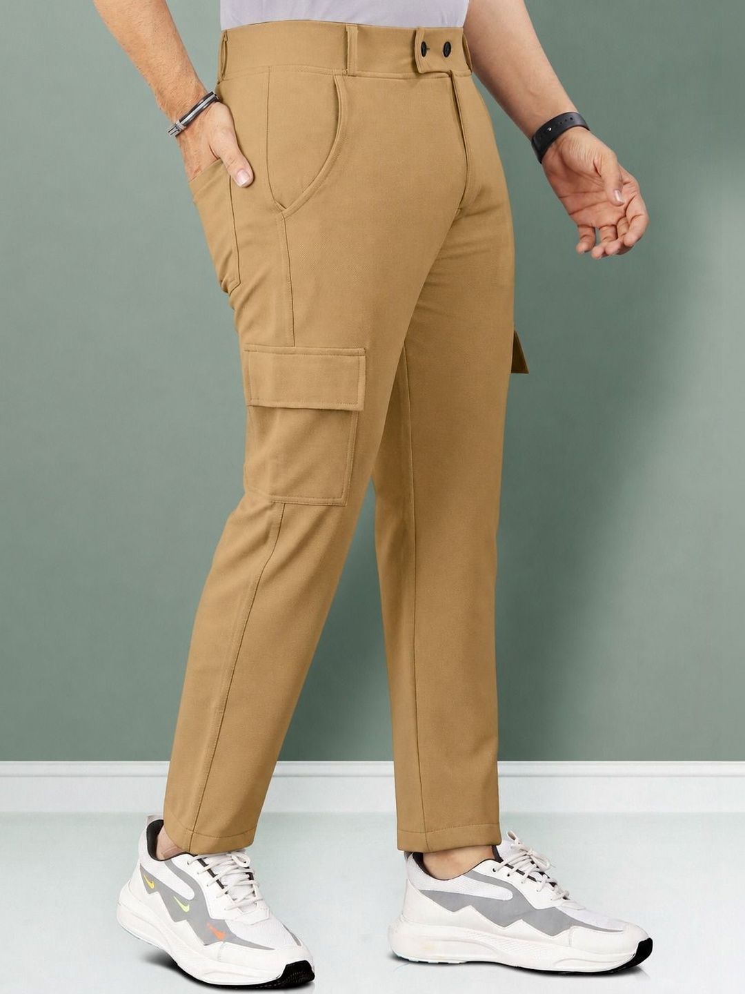 CHROVEL Men Original Cargos Trousers-image-44