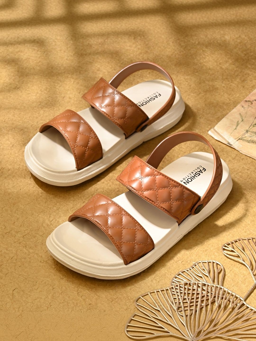 CORSICA Textured Flatform Sandals-picture-34