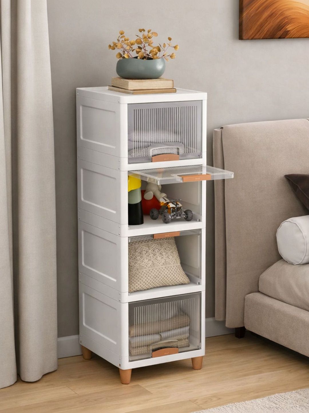 HASHONE Multi-Purpose Tall Storage Organizer Cabinet-picture-15