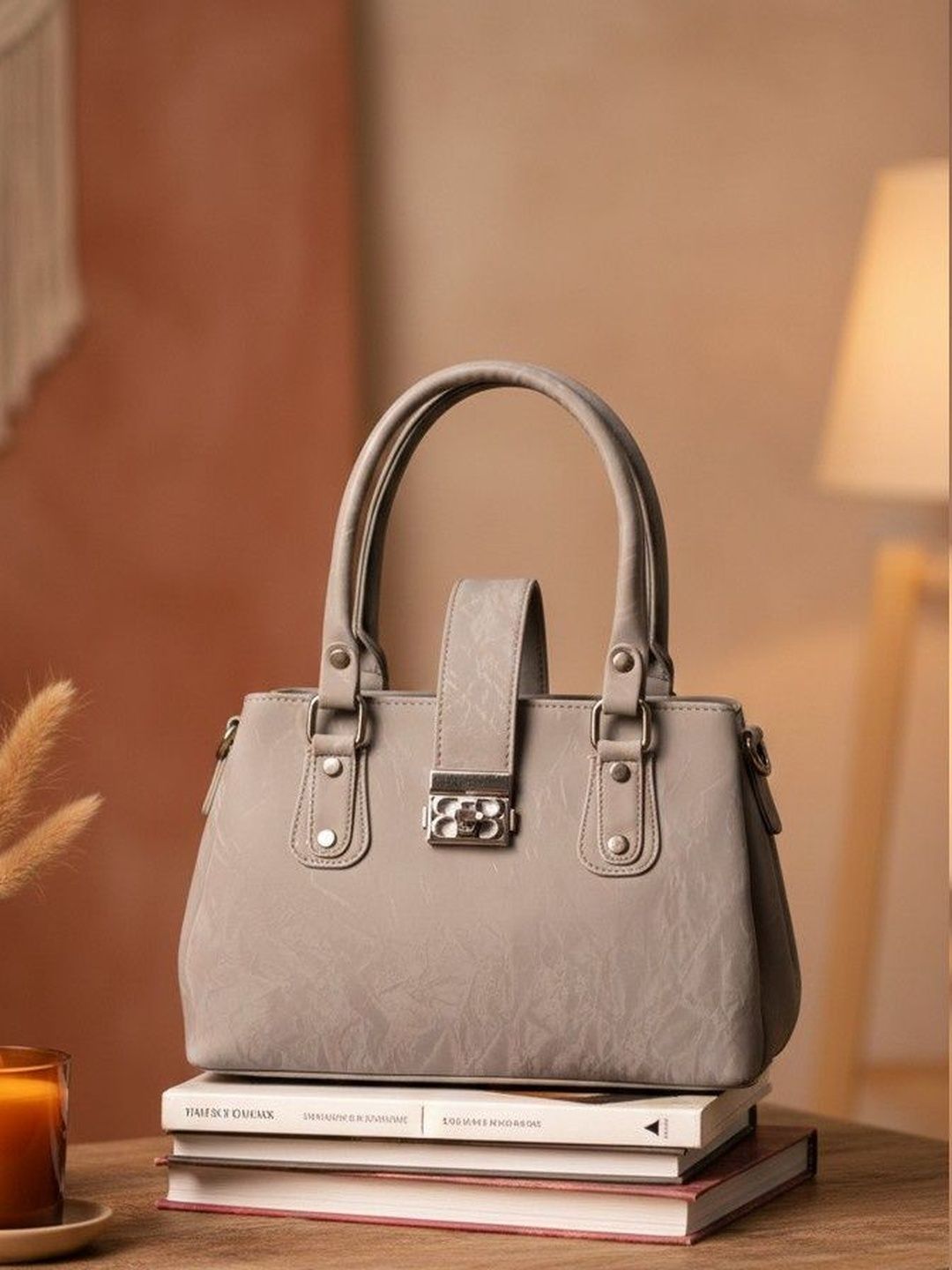 ShopCircuit Textured Structured Handheld Bag with Quilted-picture-48