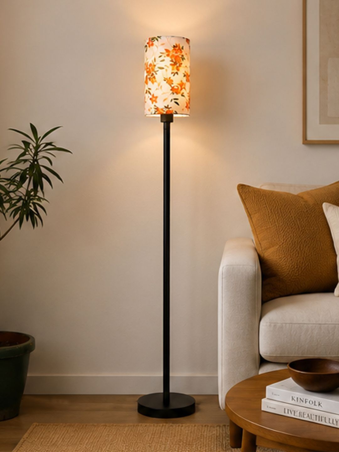 Myntra Elegant Homes Unisex Multi Metal Floor Lamps-image-49