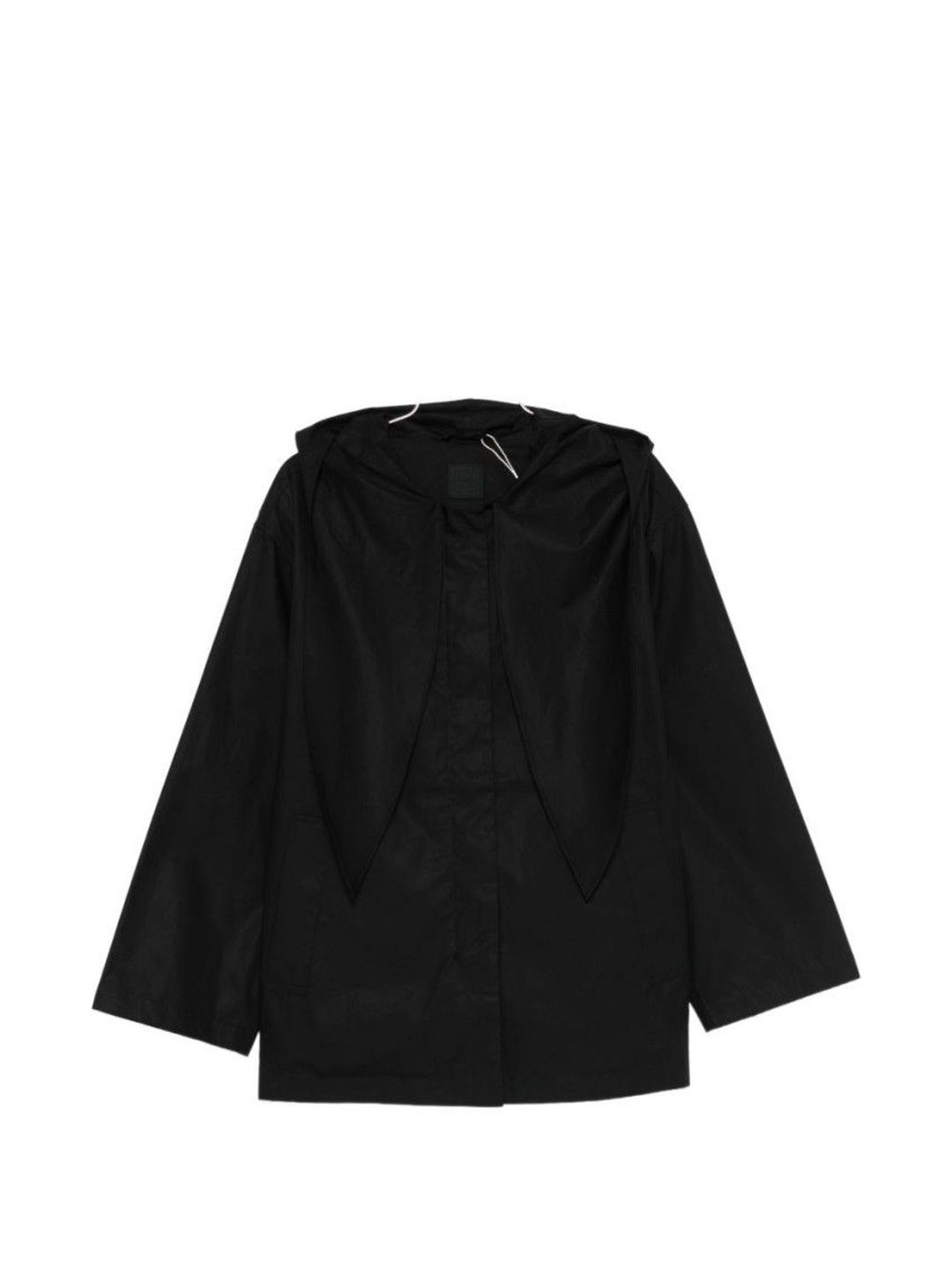 toteme Black Solid Hood Jacket-picture-21