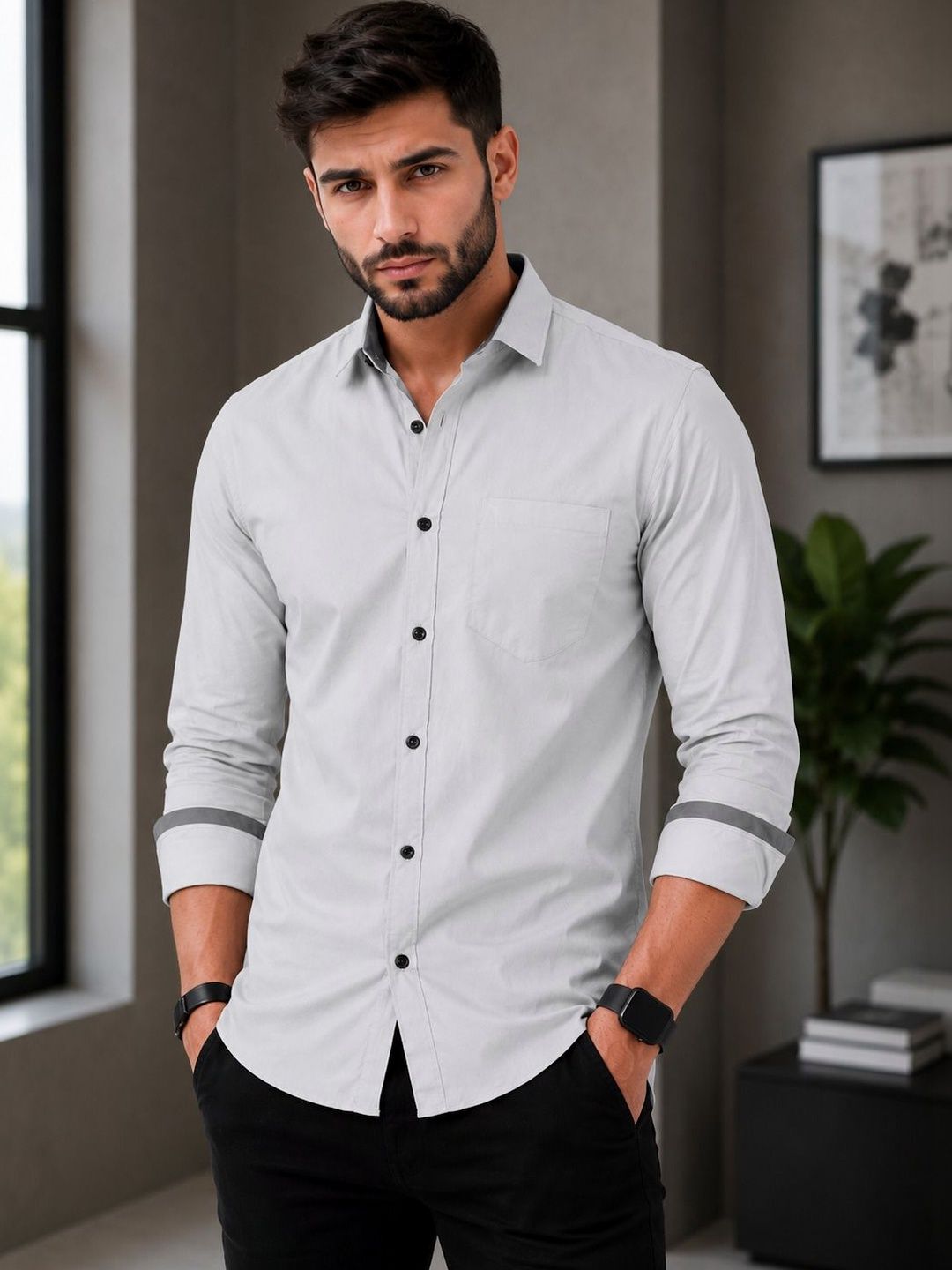 AGNIVAR COLLECTION Men Comfort Casual Shirt-picture-40