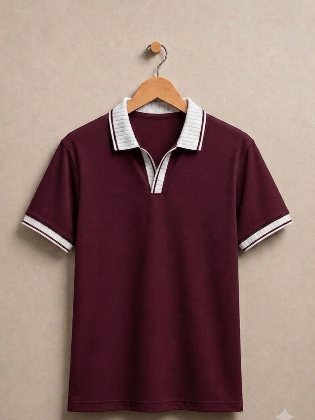 STEVE STATUS Men Polo Collar T-shirt-image-41