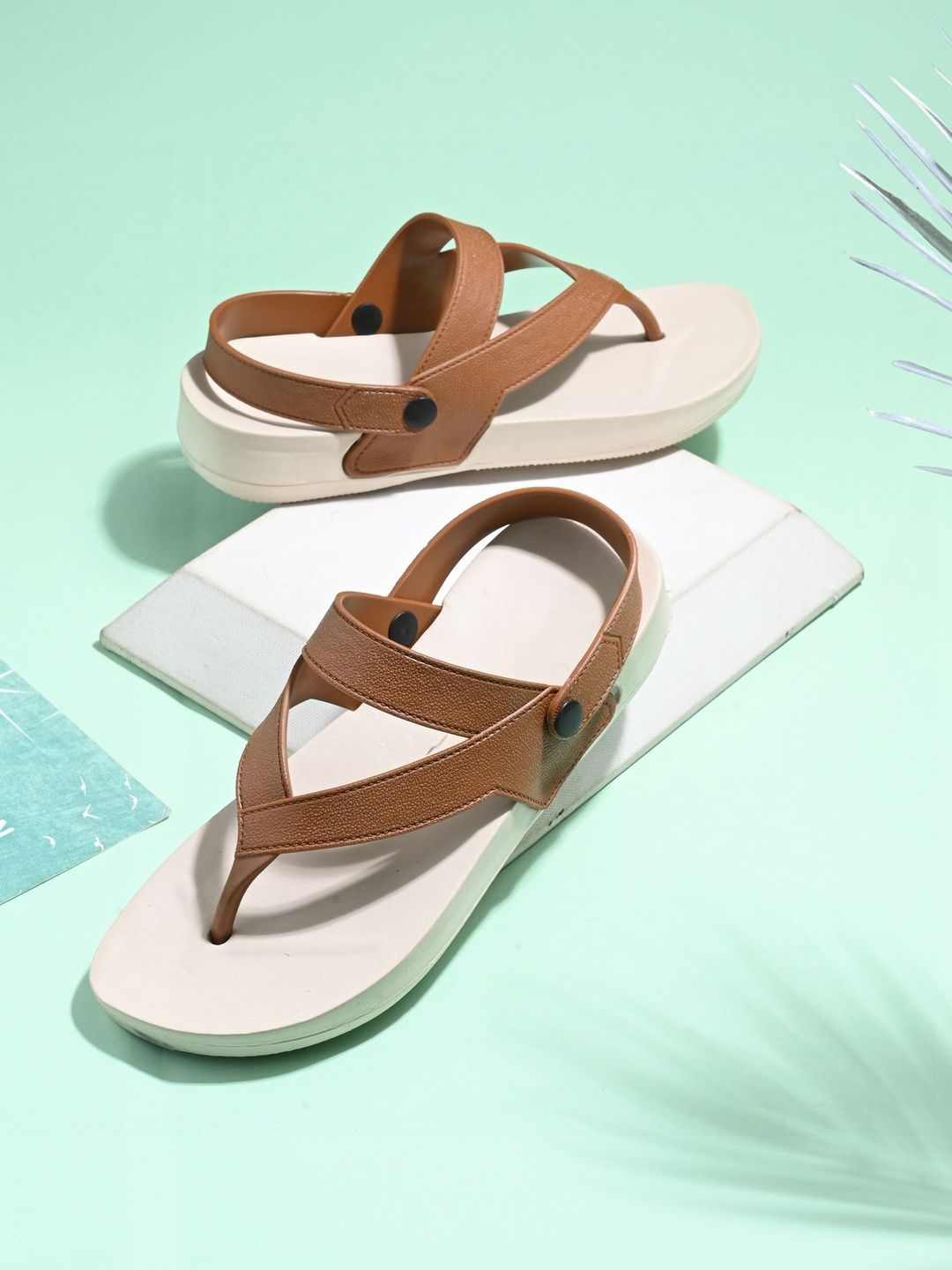 glitchez Textured Wedge Sandals-picture-16