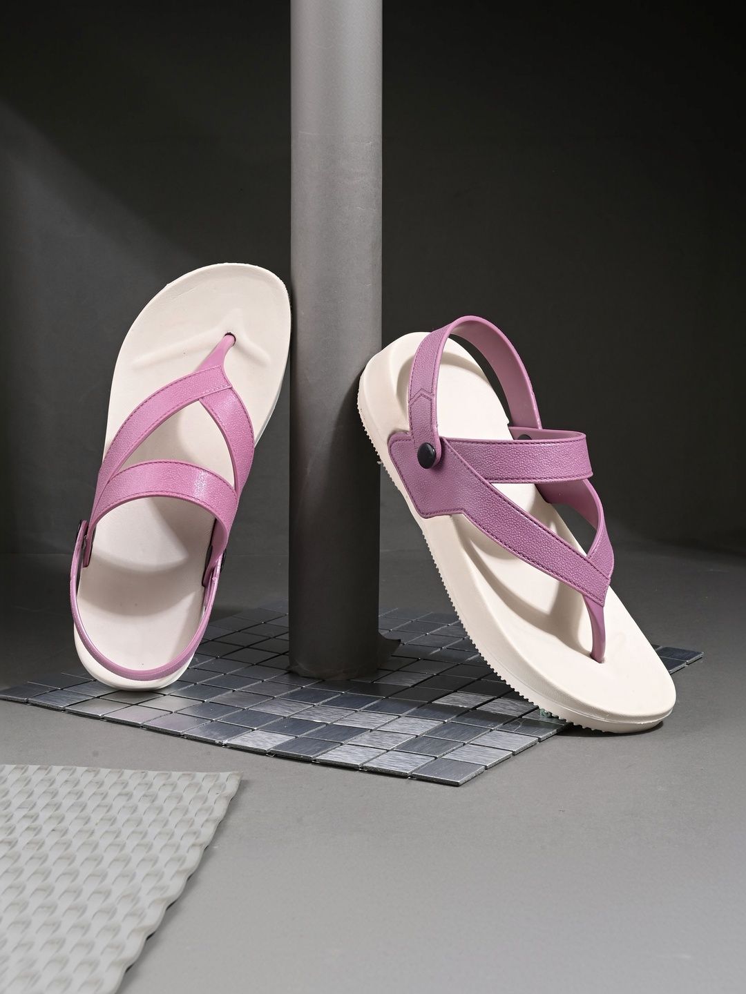 CORSICA Textured Flatform Sandals-picture-33