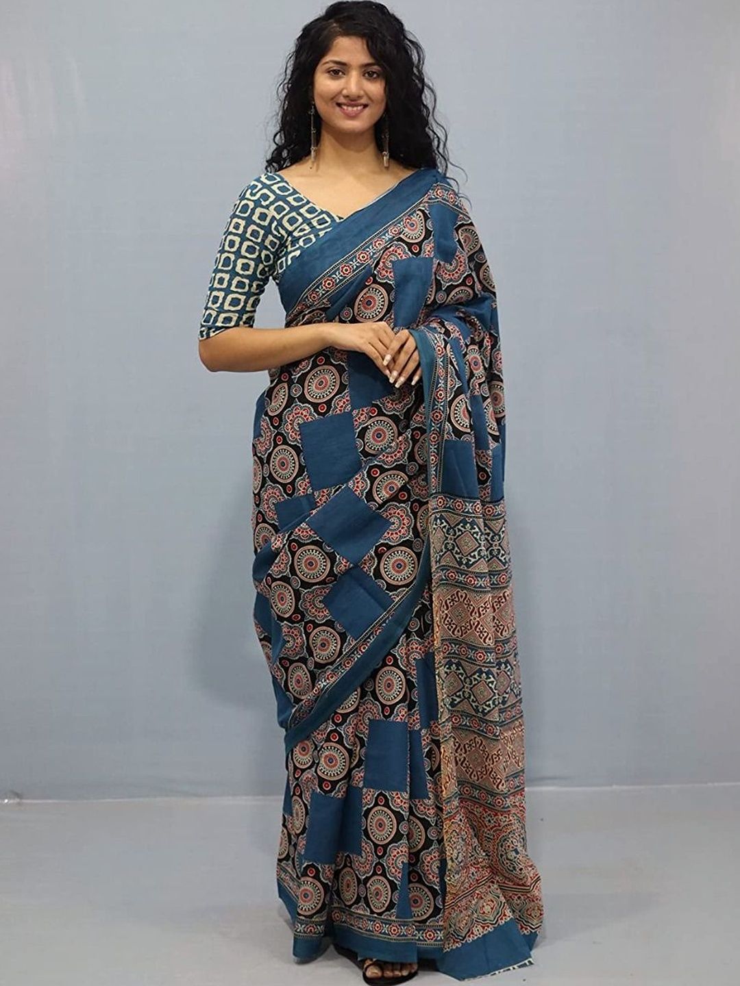 Hastshilpi Tie and Dye Pure Cotton Saree-image-24