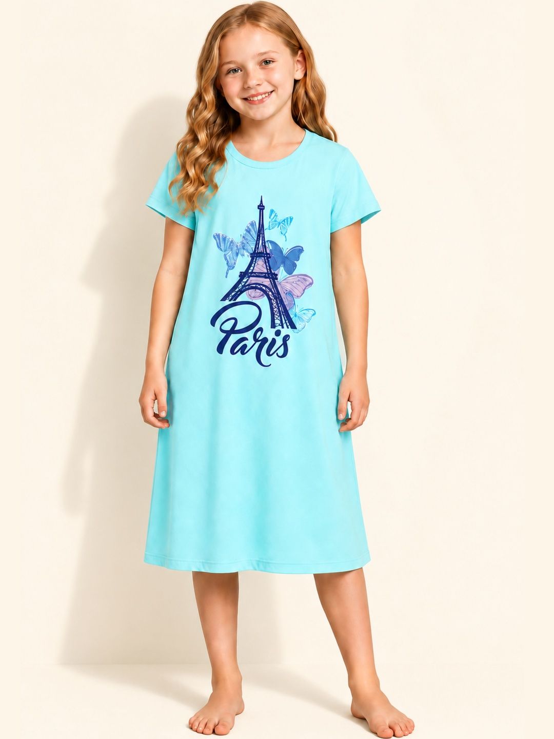 TotzTouch Girls Printed Nightdress-picture-24