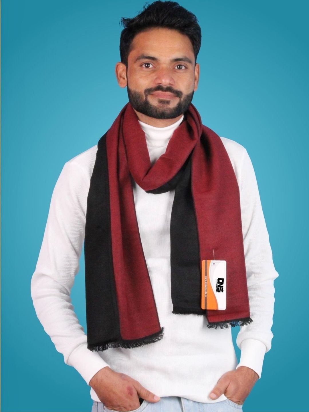 Daily Needs Shop Men Merino Wool Mufflers-image-41