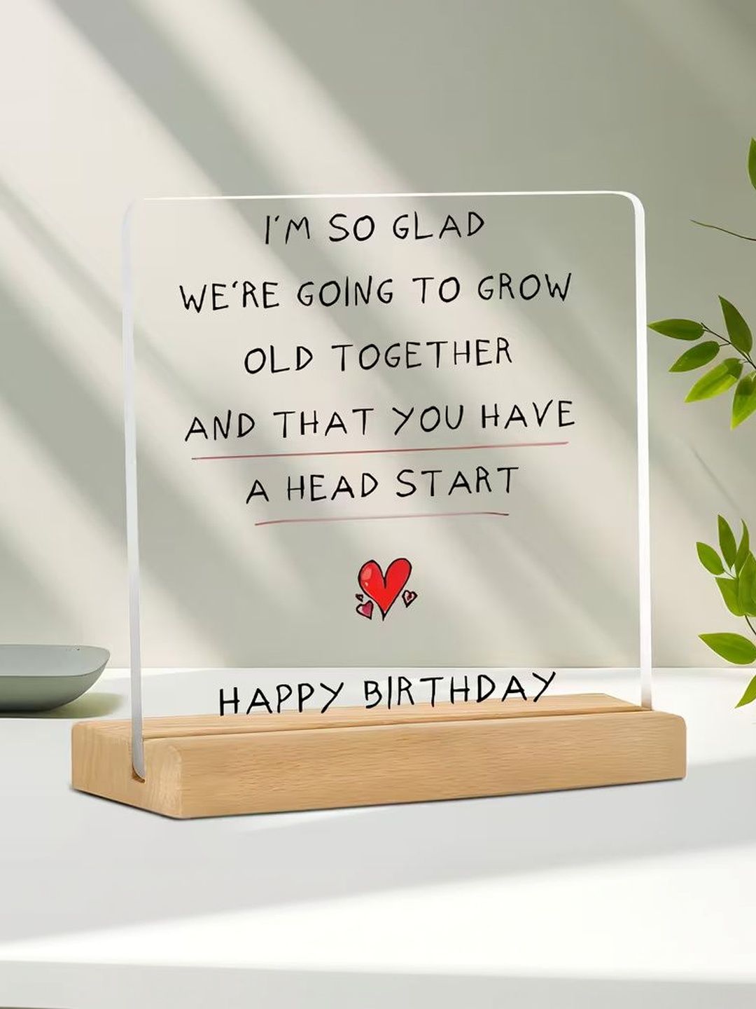 BS AMOR Transparent Curio Showpiece-image-47