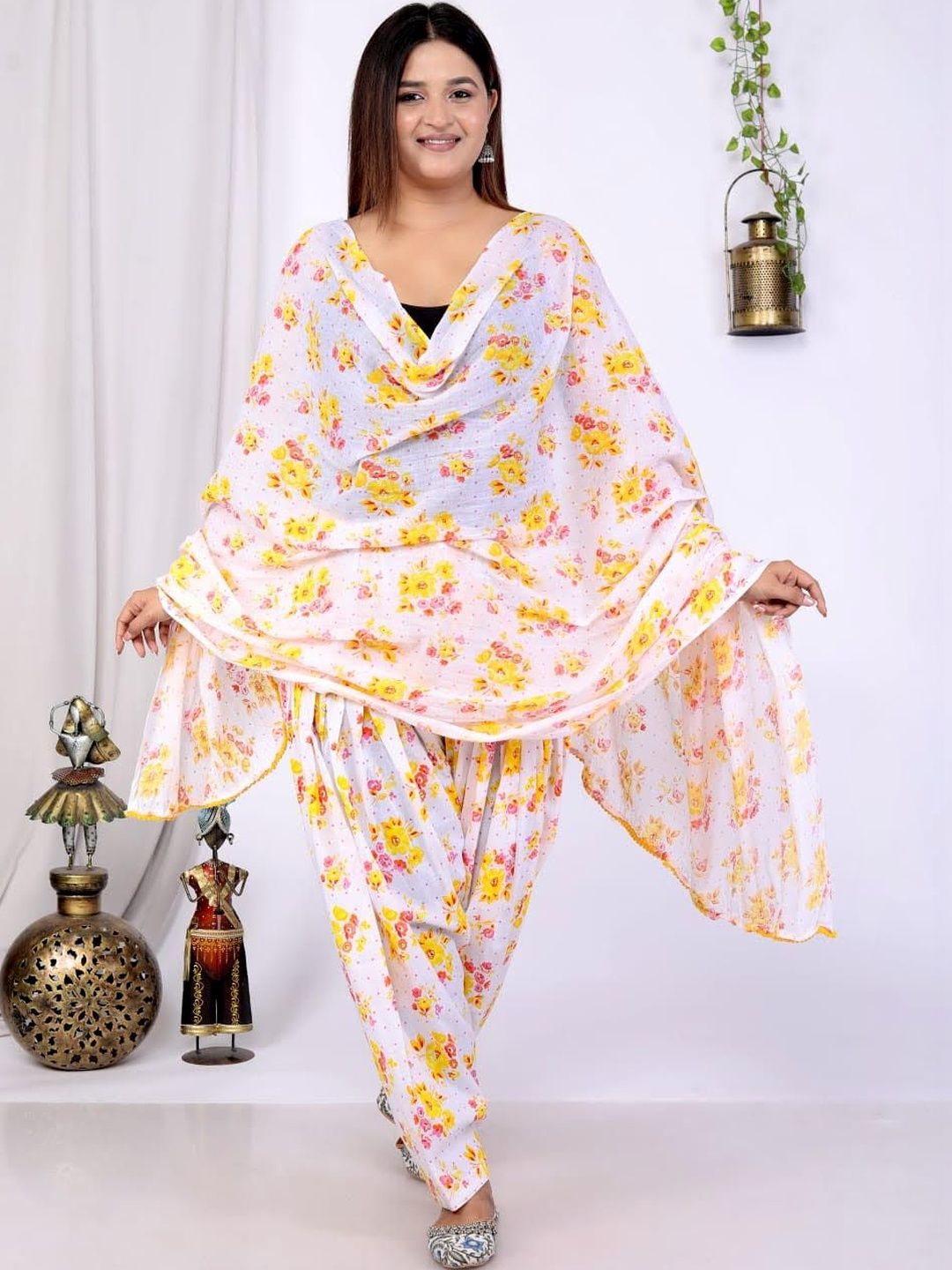 HANVIK Printed Cotton Patiala & Dupatta-picture-19