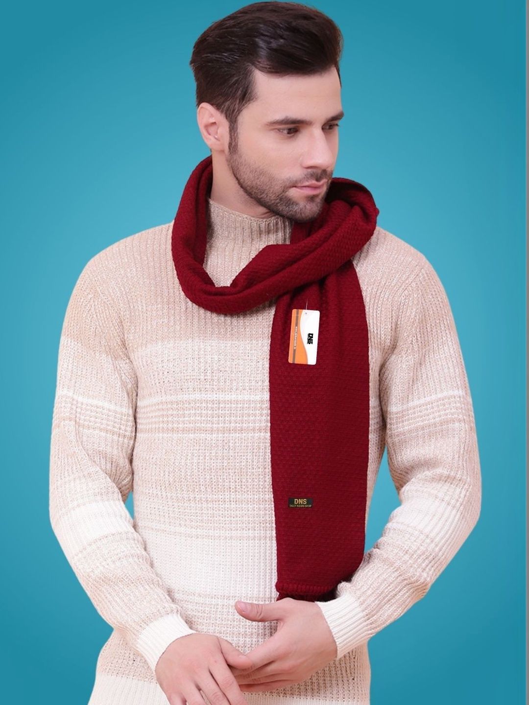 Daily Needs Shop Men Merino Wool Mufflers-picture-27