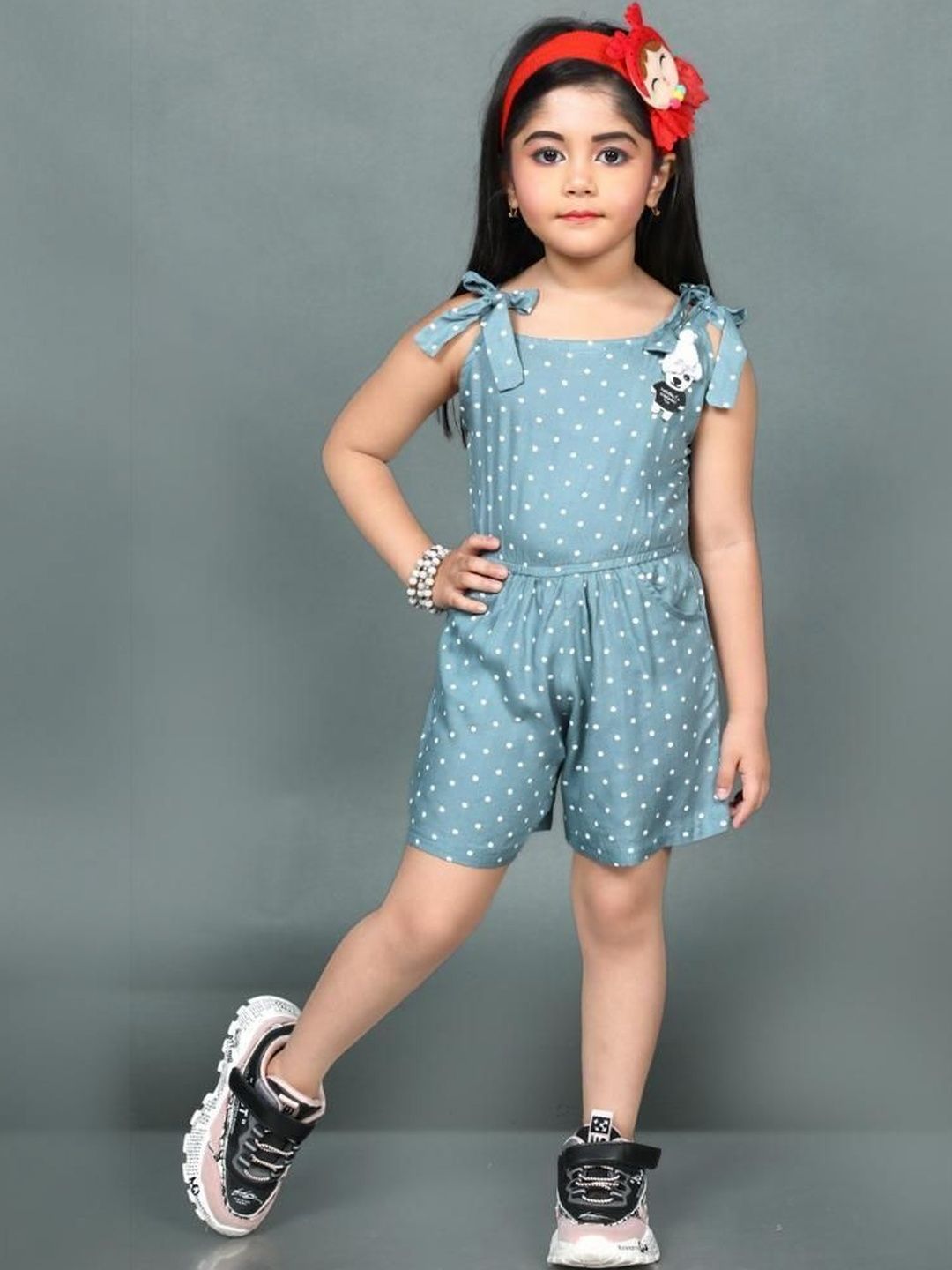 BARKAT DESIGNING PLANET Polka Dot Print Fit & Flare Dress-picture-53