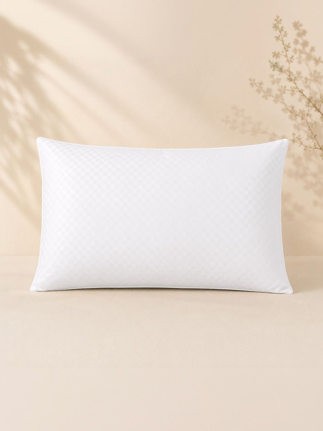 Orchid Pillows White Fibre Filled Cotton Breathable Sleep Pillow-image-14