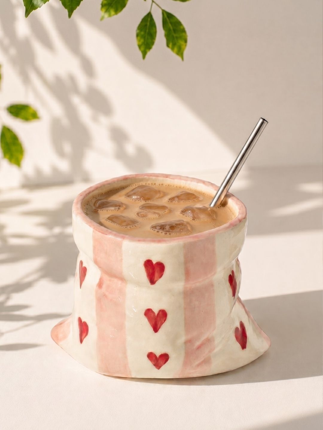 CHAAK DESIGN Multicoloured Handcrafted Printed Ceramic Glossy Mugs Set of Cups and Mugs-picture-48