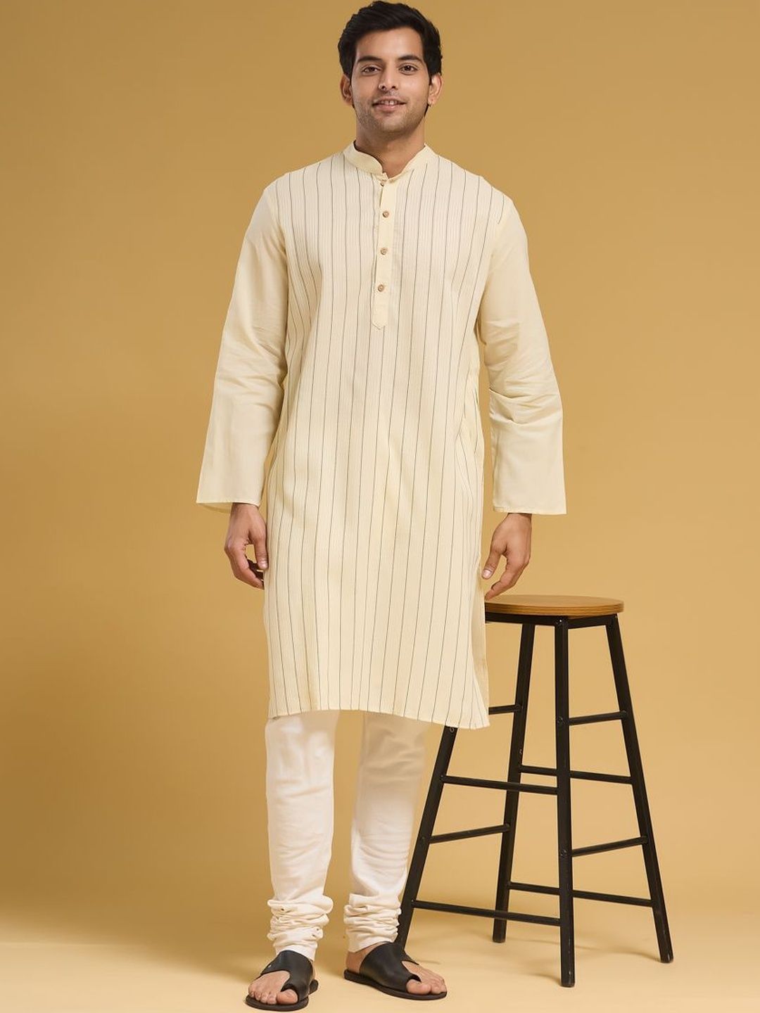 Fabindia Men Striped Kurta-picture-12