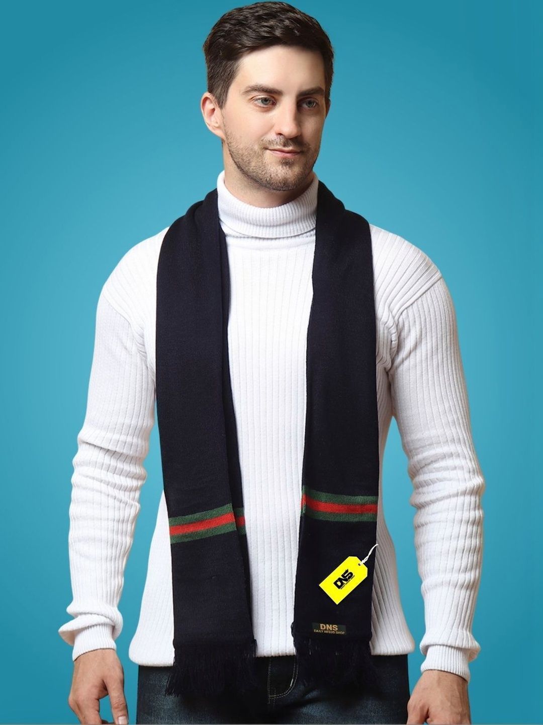 Daily Needs Shop Men Merino Wool Mufflers-picture-26