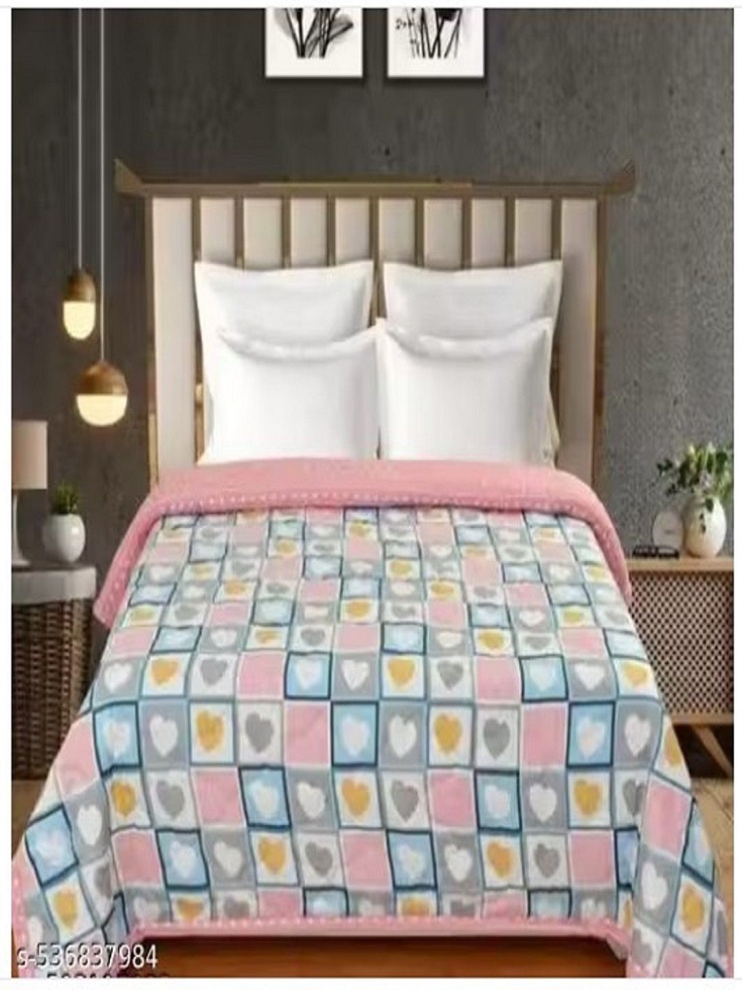 CHICERY Multicoloured Geometric AC Room 210 GSM Dohar-picture-31
