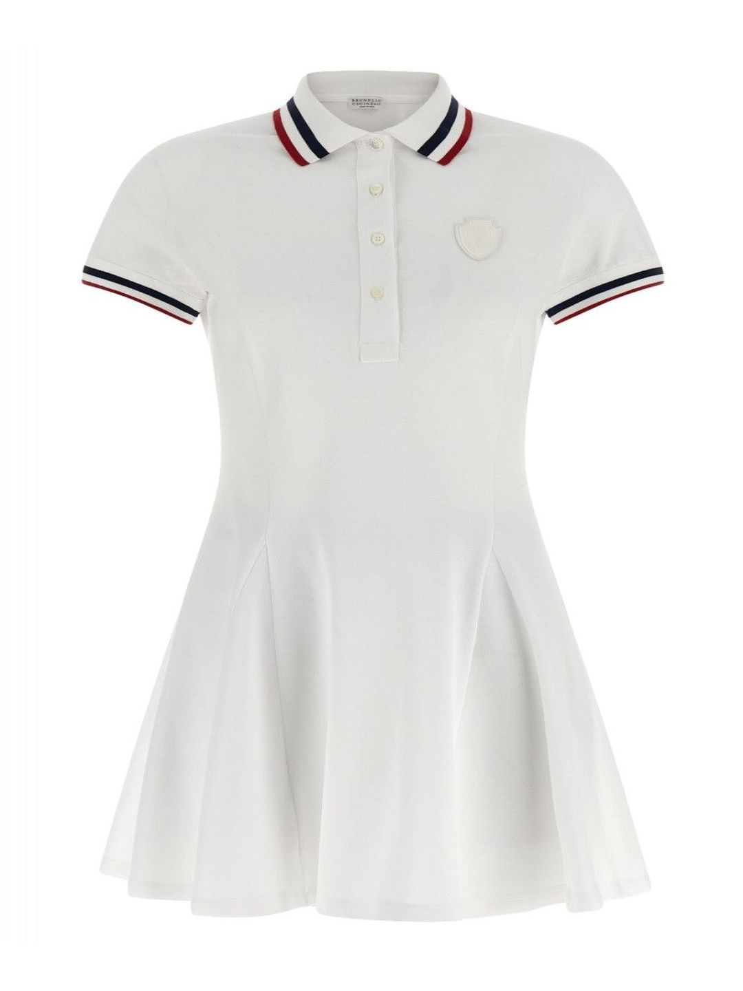 Brunello Cucinelli White Logo embroidery tennis dress-picture-23