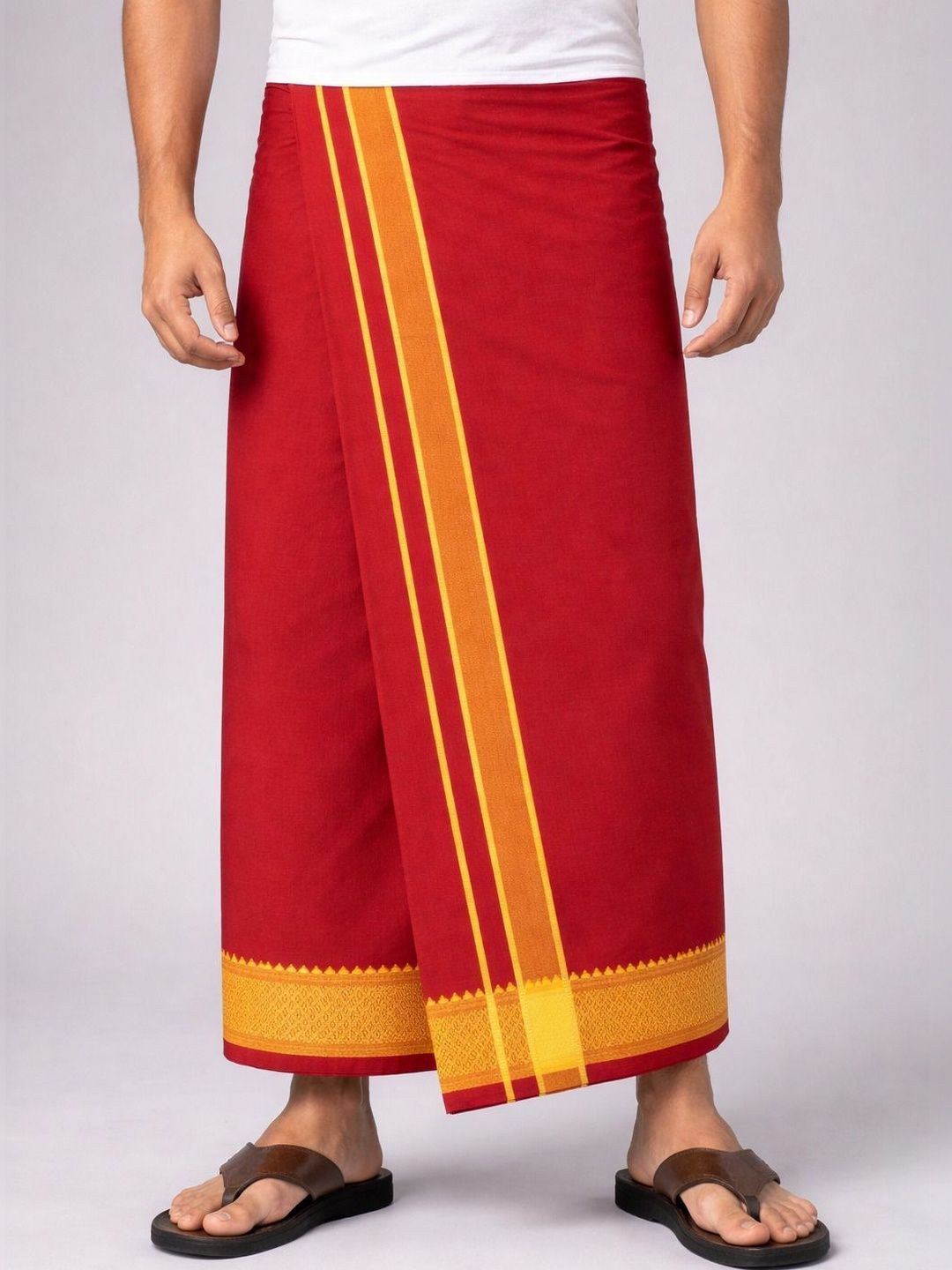 Shyam Handloom Men Cotton Dhoti Dhotis-picture-24