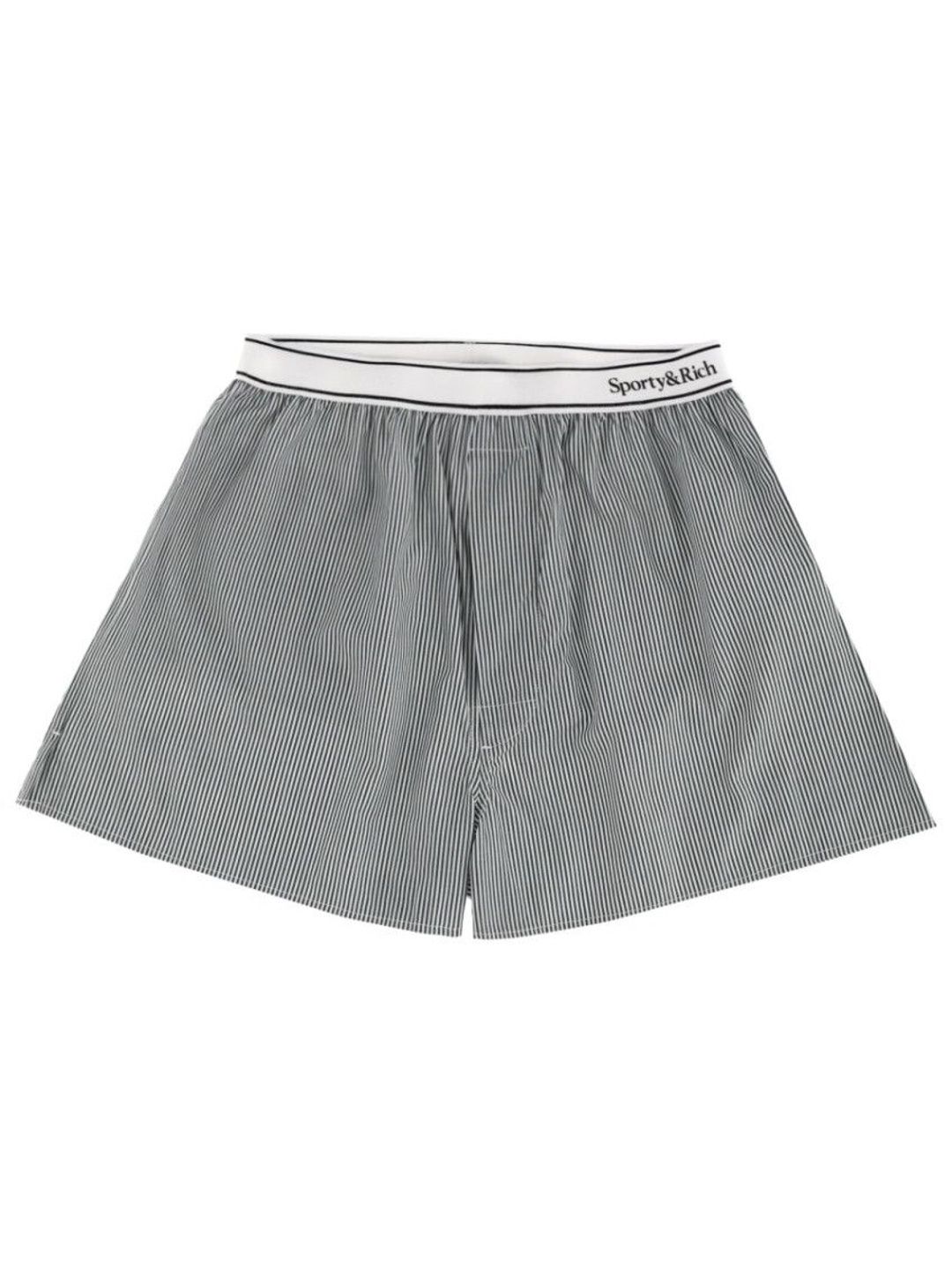 Sporty & Rich Forest Green Stripes Shorts-picture-52