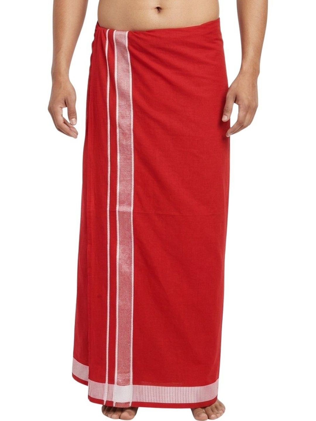 Sharan Elegance Men Striped Cotton Dhoti Dhotis-picture-41