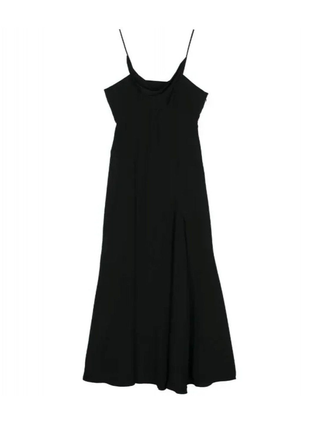 Isabel Marant Black Cowl-Neck Crepe Maxi Dress-picture-29