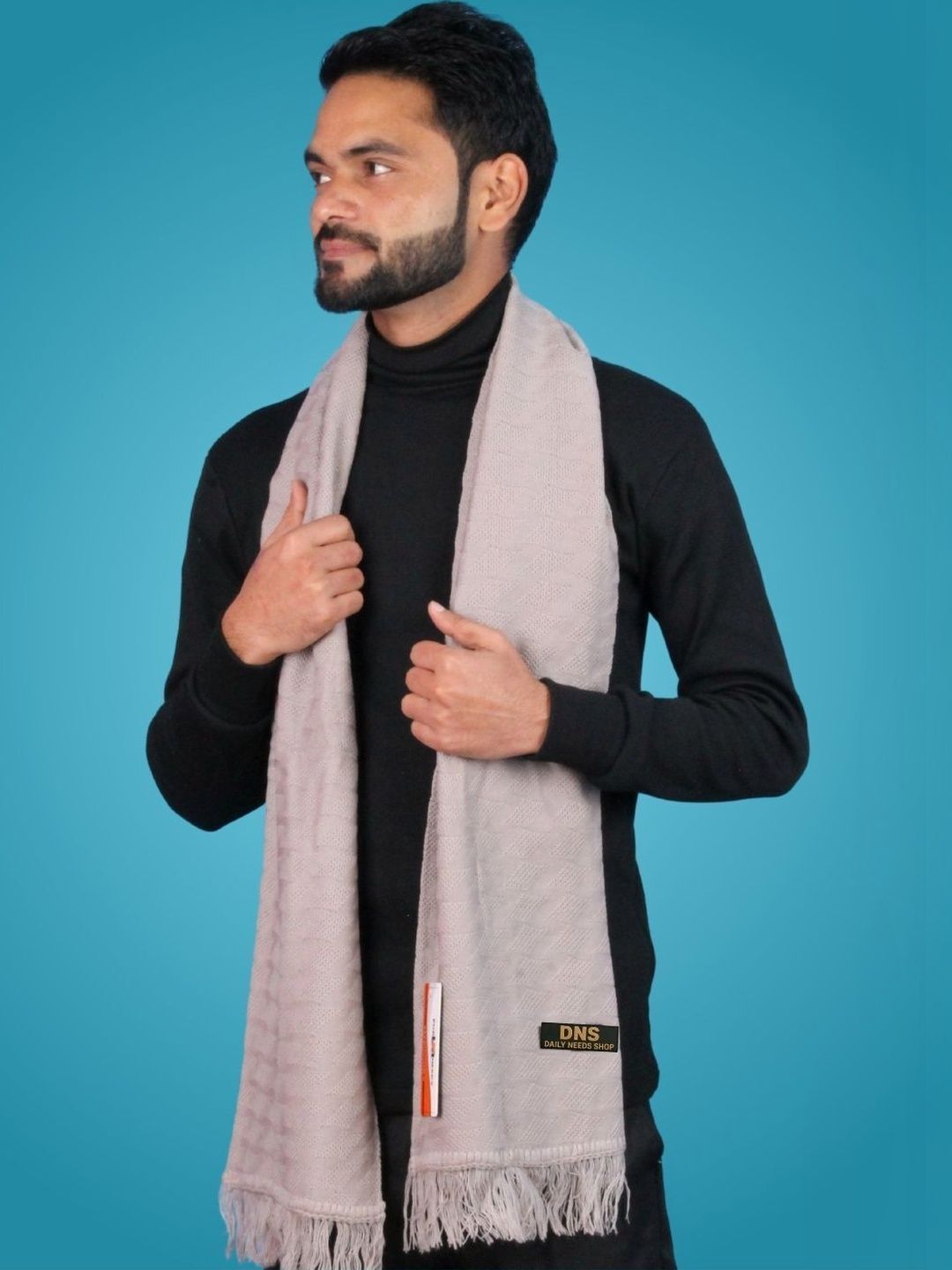 Daily Needs Shop Men Merino Wool Mufflers-image-10