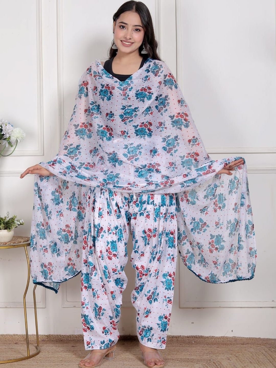 HANVIK Printed Cotton Patiala & Dupatta-picture-36