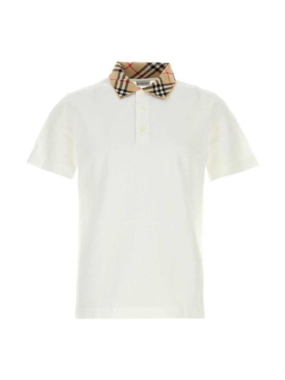 burberry White Shirt Collar Polo-picture-10