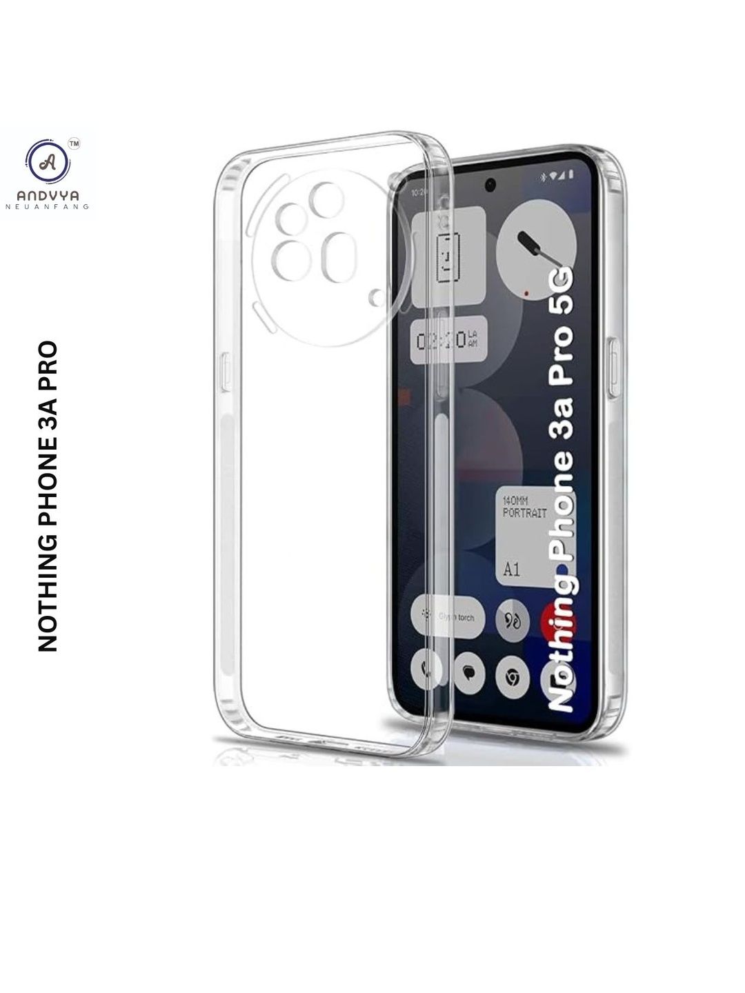 ANDVYA Solid Printed Nothing Phone 3a Pro Back Case Mobile Accessories-picture-18