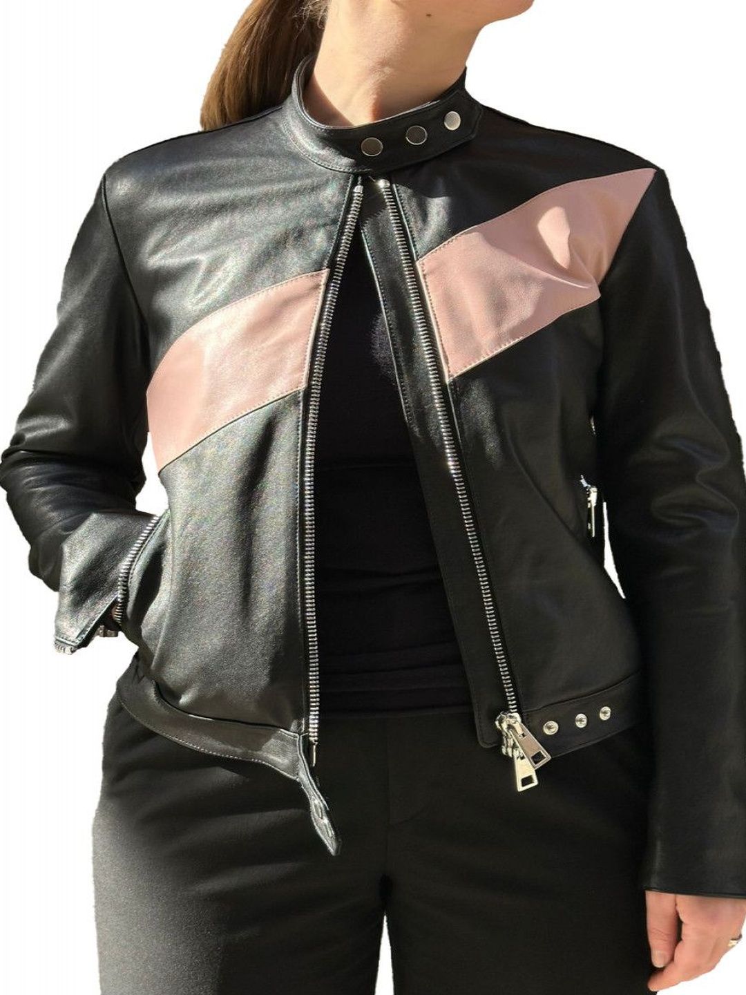 La Rose Black Leather Jacket-picture-42