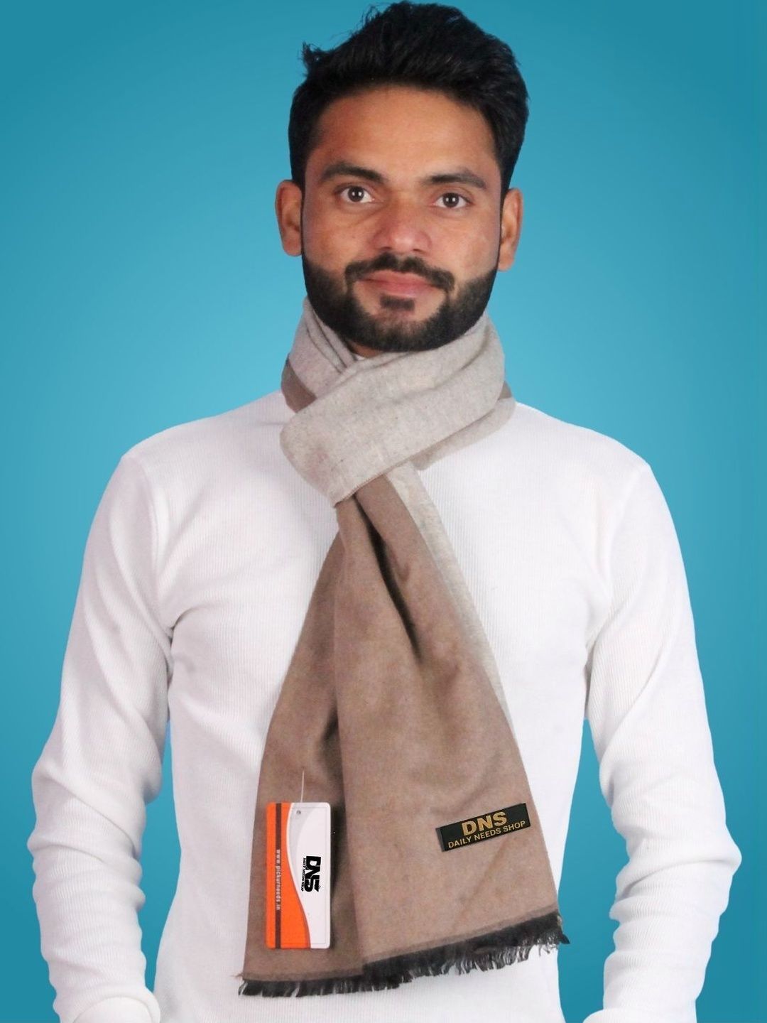Daily Needs Shop Men Merino Wool Mufflers-image-39