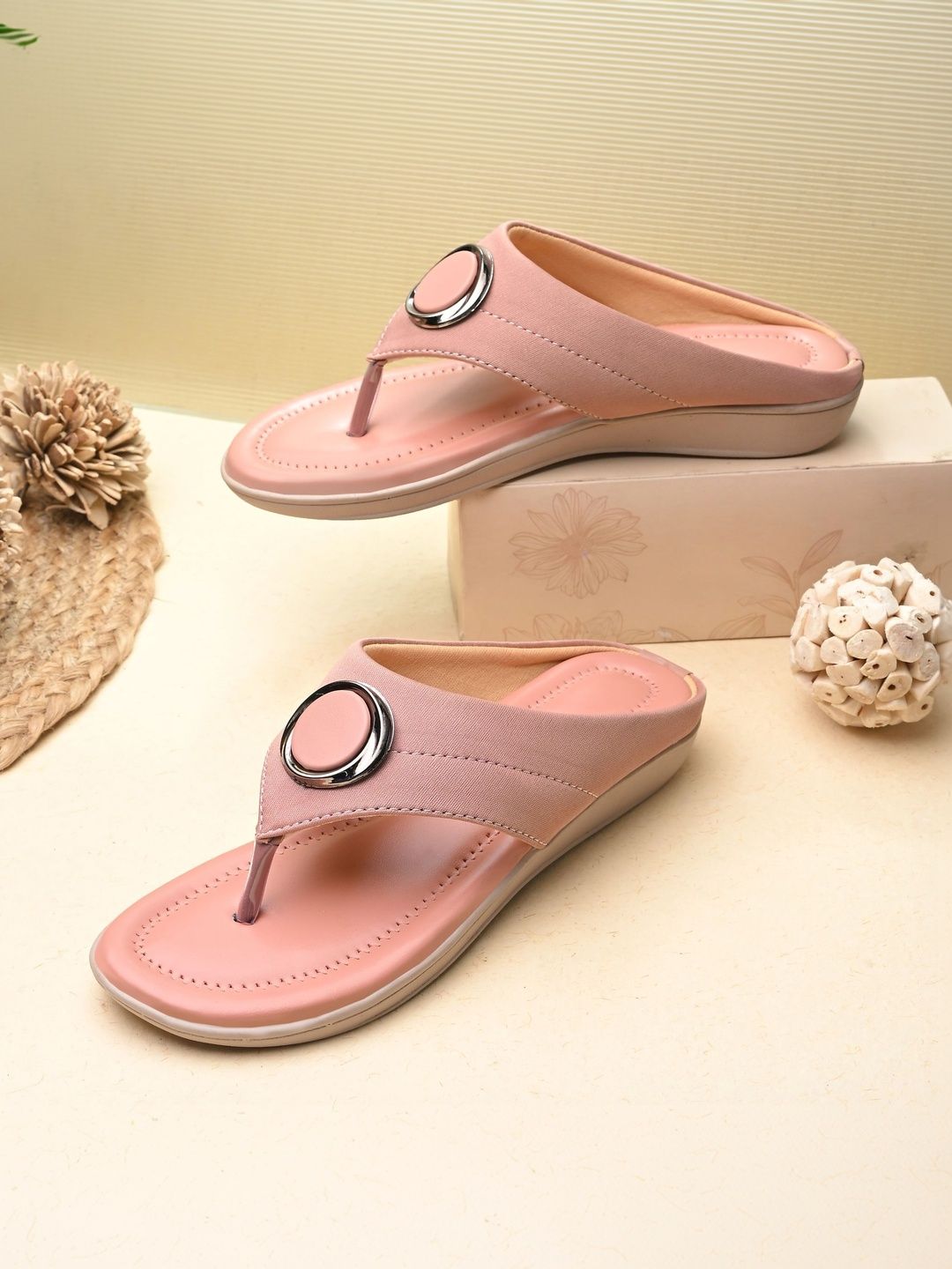 CORSICA Women Open Toe Flats with Buckles-image-49
