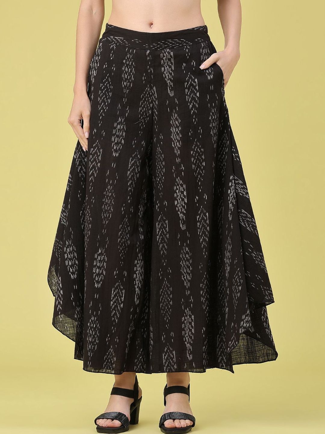 LIMEROAD Women Printed Ethnic Palazzos-picture-20