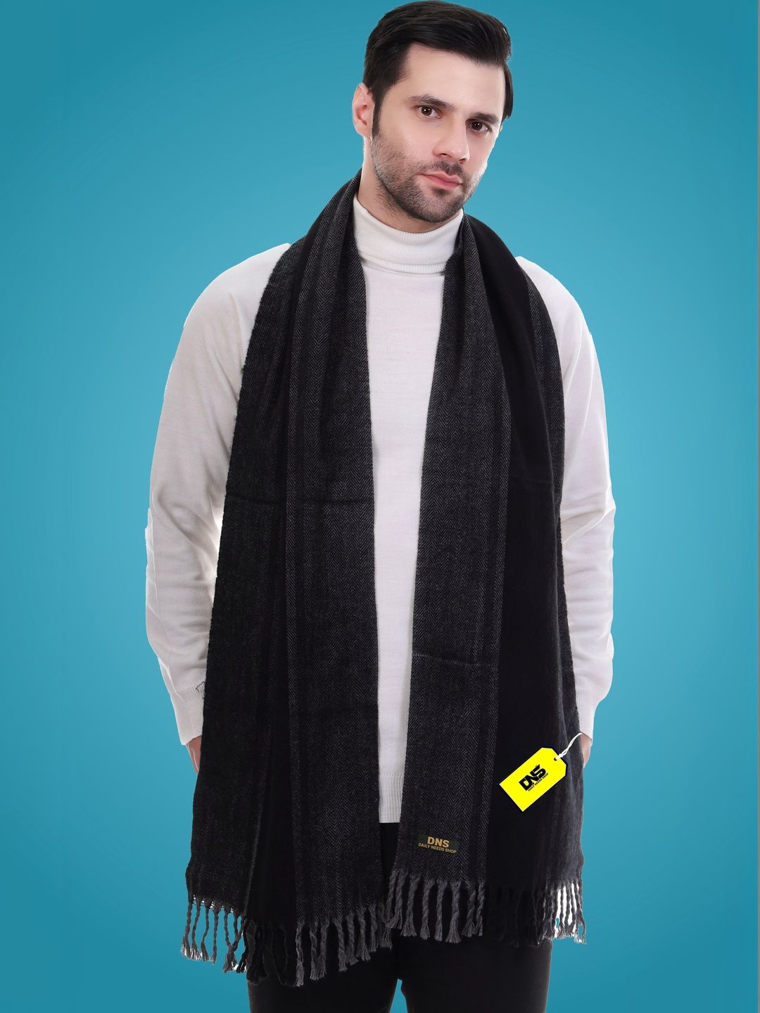 Daily Needs Shop Men Merino Wool Mufflers-image-19