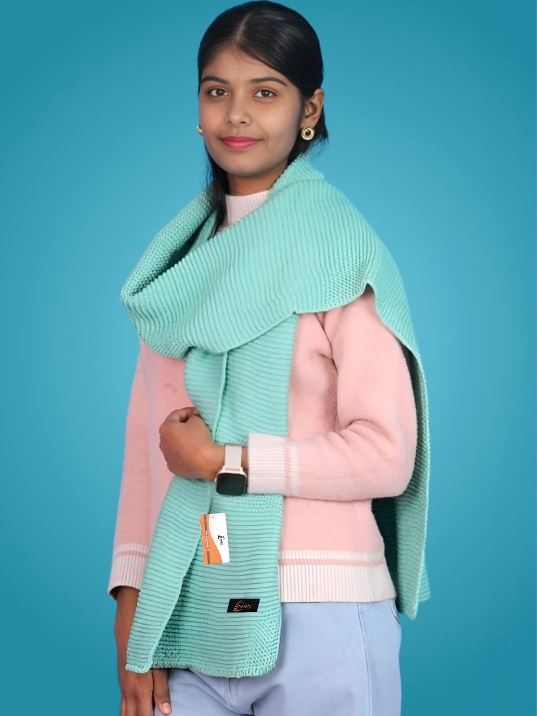 MHAX Women Woven Design Shawl-picture-42