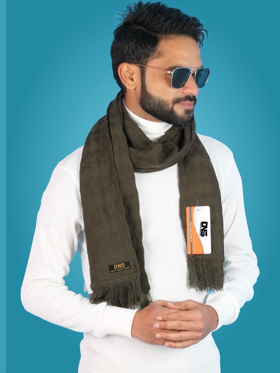 Daily Needs Shop Men Merino Wool Mufflers-picture-31