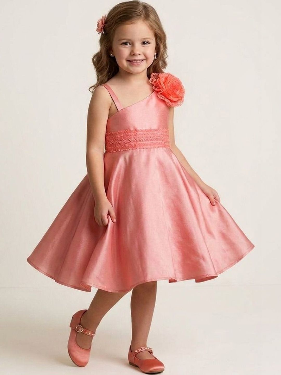 A Little Fable Ruffled A-Line Dress-picture-23
