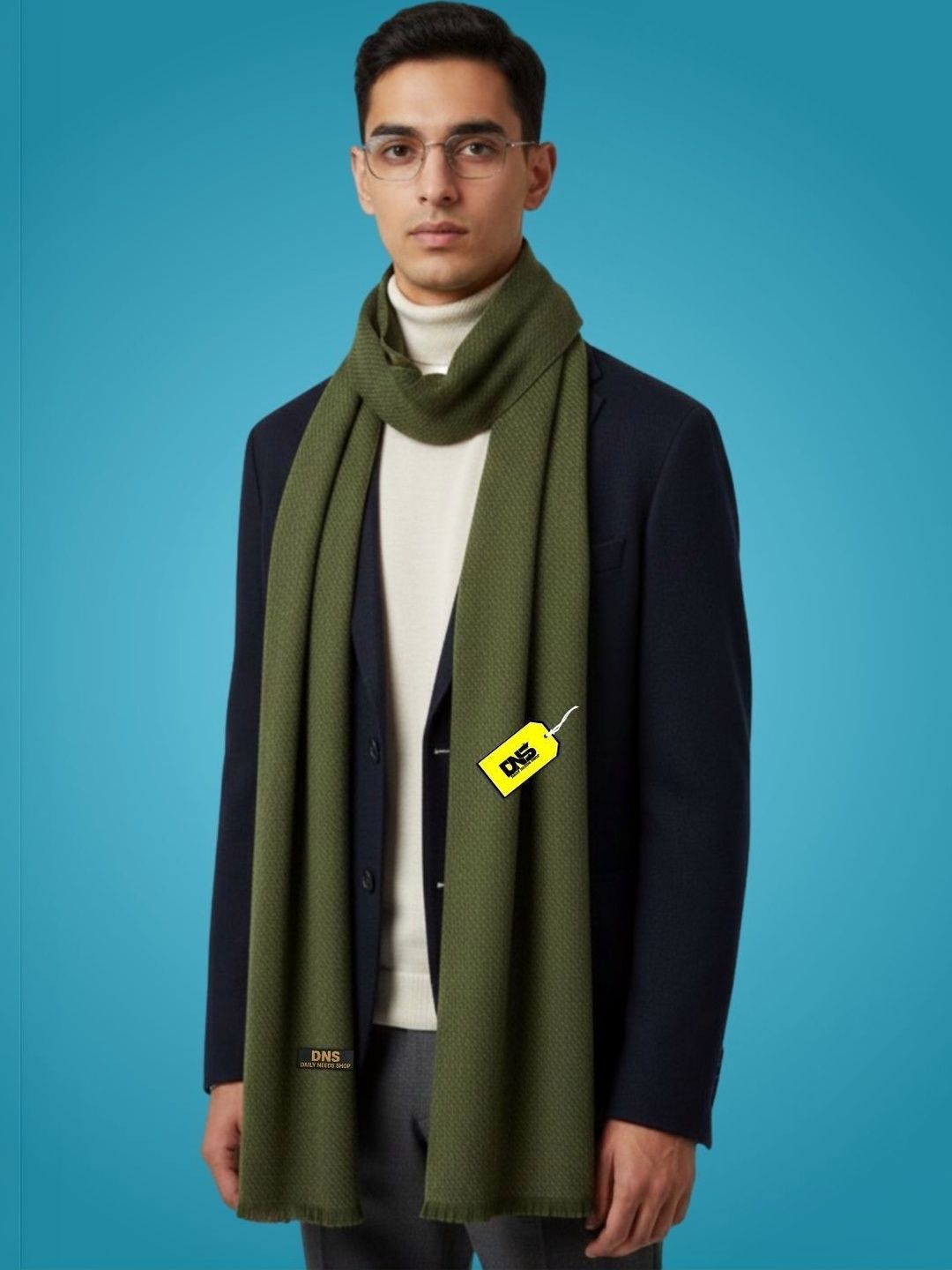 Daily Needs Shop Men Merino Wool Mufflers-image-36