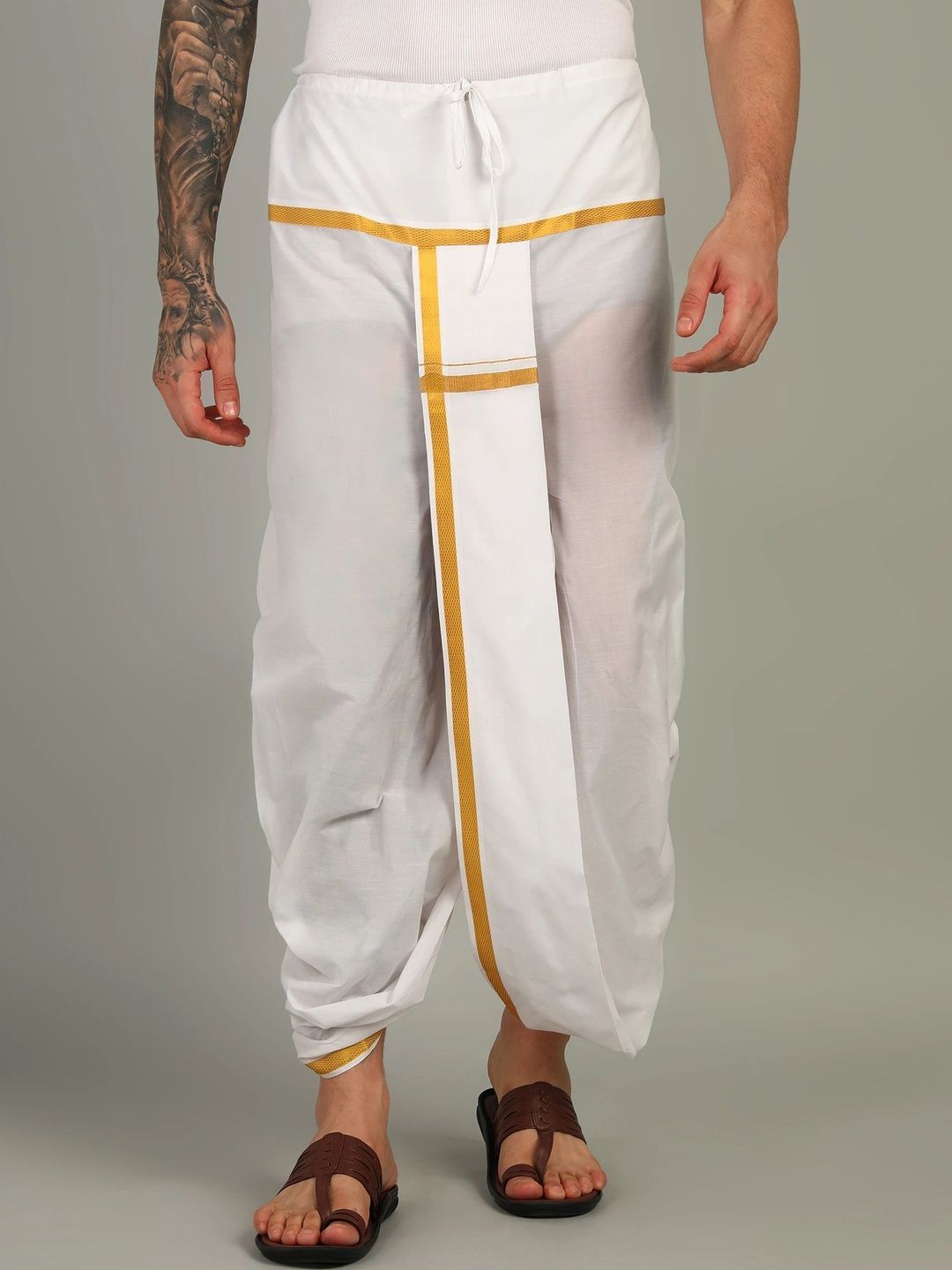 Shyam Handloom Men Cotton Dhoti Dhotis-picture-27