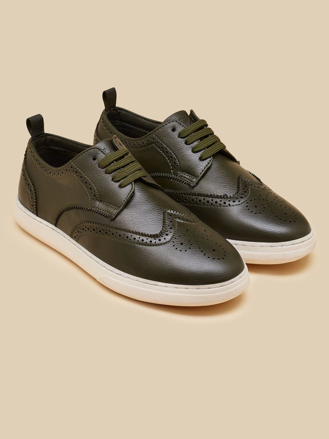 Campus Men Perforations PU Sneakers-image-34