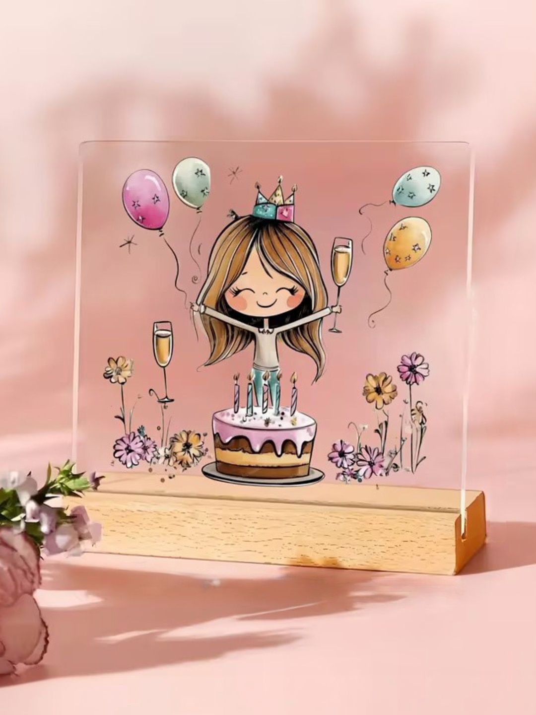 BS AMOR Transparent Figurine Showpiece-image-44
