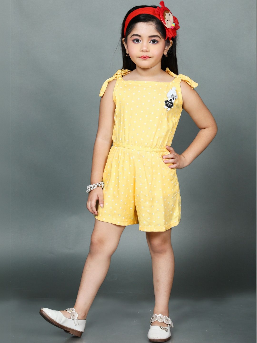 BARKAT DESIGNING PLANET Polka Dot Print Fit & Flare Dress-picture-14