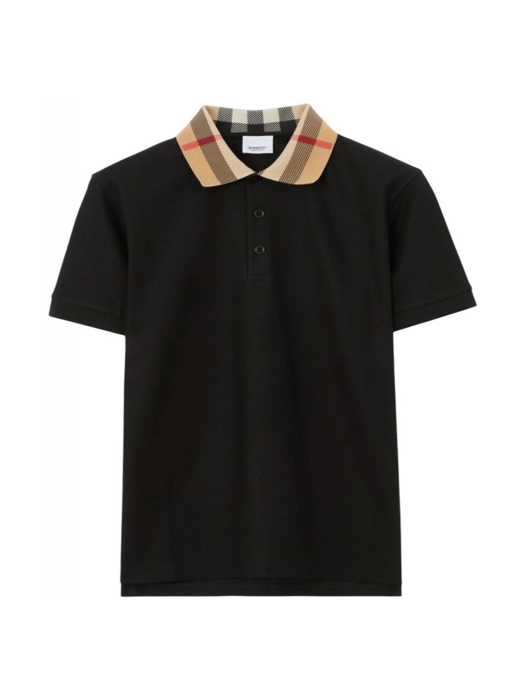 burberry Black Check Motif Polo-picture-12