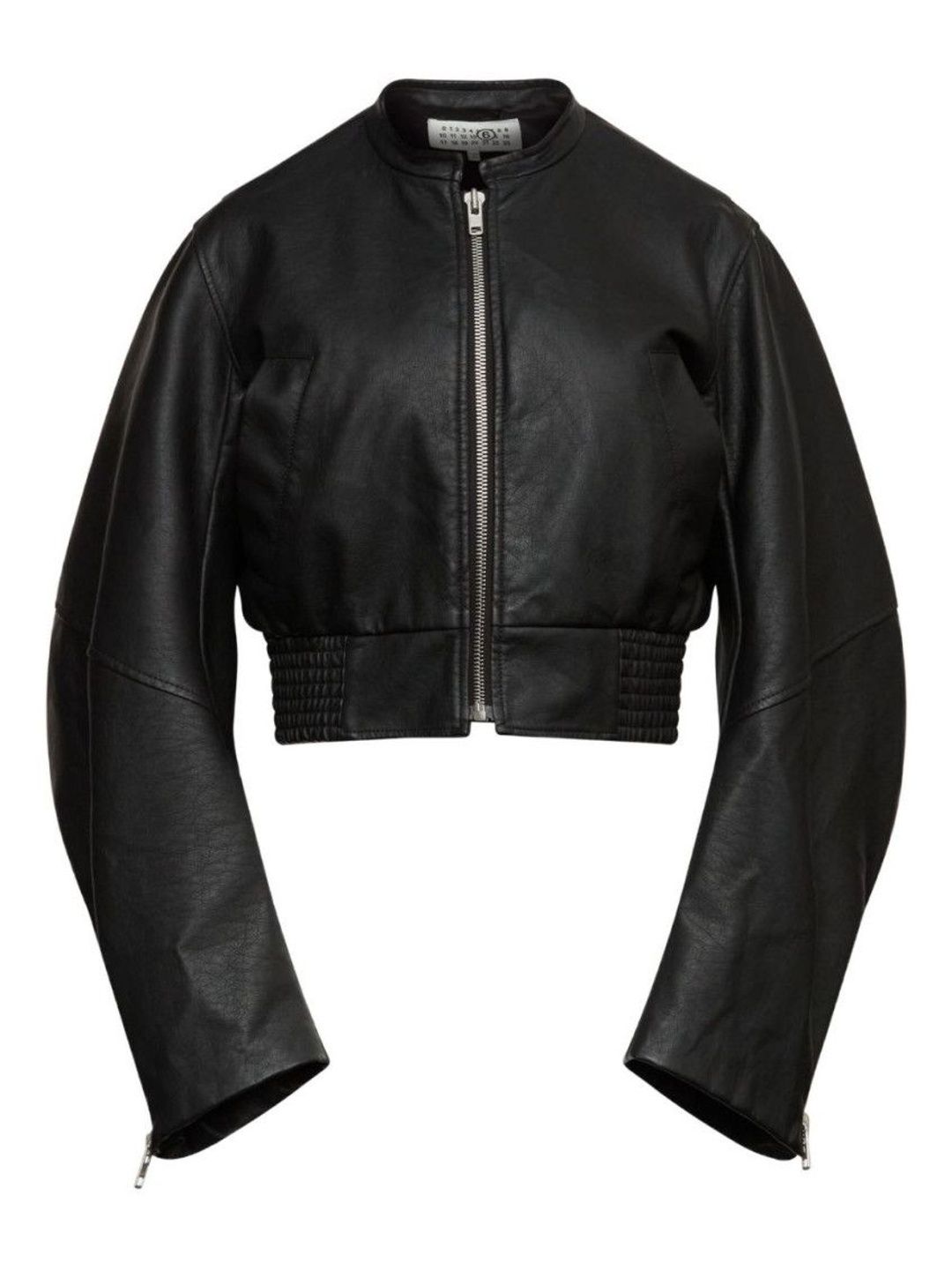 MM6 Maison Margiela Black Cropped Jacket-picture-12
